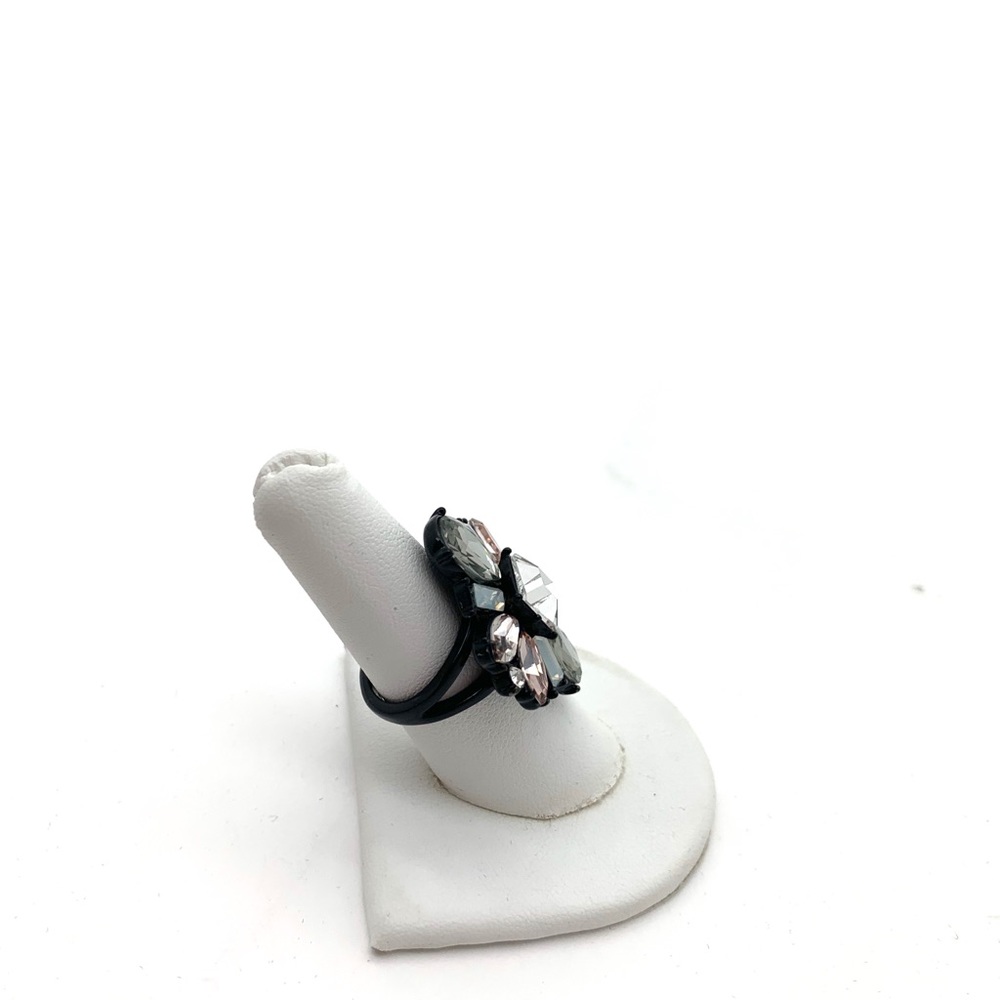 INC Women’s Black Cocktail Crystal Ring NEW $29.50 - Picture 4 of 4